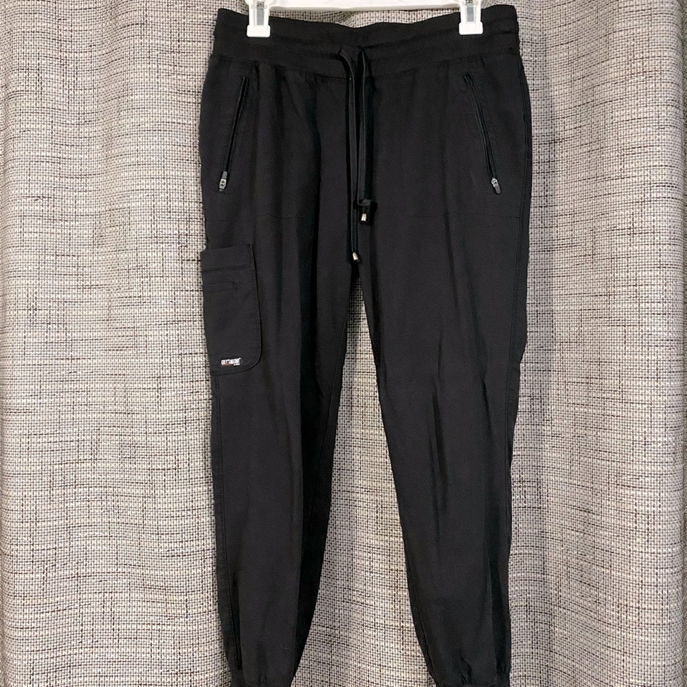 Two Grey’s Anatomy black jogger pants
